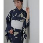 浴衣 「浴衣」花柄ワンピース浴衣セット(上衣+ワンピース+へこ帯+下駄)「Neina」 レディース