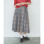 スカート チェックキルト風スカート
