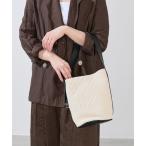 ショルダーバッグ バッグ 「MARCO MASI」ラフィア風ショルダーバケツバッグ-RAFFIA LIKE SHOULDER BAG レディース