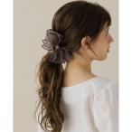 ヘアクリップ 「LA MUE」シフォンリボンバンスクリップ