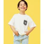 tシャツ Lee/リー「110-150cm」「親子コーデ」キッズ デニムポケットTシャツ キッズ 子供服 男の子 女の子