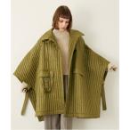 [LA PEAU DE GEM] пончо FREE хаки женский 