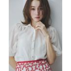 ブラウス シャツ 「藤井サチコラボ」コットンライクシアーシャツ レディース
