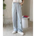  брюки [Good Riddance] талия распределение цвета Layered дизайн линия брюки женский 