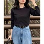 tシャツ ハイツイストコットンコンパクトロンTシャツ レディース