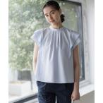 ブラウス シャツ ドライタッチダブルフレア ブラウス レディース