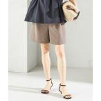 パンツ 「手洗い可能」ダブル クロス ハーフ パンツ レディース