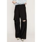  слаксы брюки CUT OUT REMAKE STRAIGHT PT cut наружный переделка распорка брюки женский 