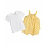 ベビー服 ロンパース 「2枚セット」ジェダメッシュTシャツ&カバーオール