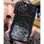スマホケース ラメ なみなみエッジ グリッターラメ iPhoneカバー アイフォンケース ipc749