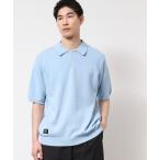 ポロシャツ 「洗える」ニットポロシャツ メンズ