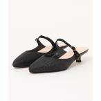 パンプス ストラップミュールパンプス