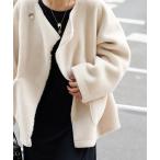 「JOURNAL STANDARD」 ノーカラージャケット FREE ベージュ レディース