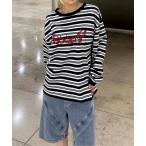 tシャツ マルチボーダーロンT メンズ レディース