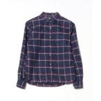 「CIAOPANIC」 チェック柄長袖ネルシャツ X-SMALL ネイビー レディース