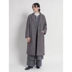 [sm2rhythm] Пальто Честерфилд F угольно-серый женский 