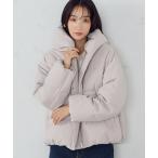 「COMME CA ISM」 ダウンジャケット SMALL グレイッシュベージュ レディース