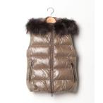 「DUVETICA」 ダウンベスト 38 グリーン レディース