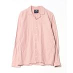 ショッピングホリスター 「Hollister」 刺繍長袖ネルシャツ L ピンク メンズ