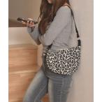 ショルダーバッグ バッグ 「float」ヒョウ柄 ショルダーバッグ レディース