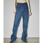 「TODAYFUL」 加工ブーツカットデニムパンツ 23inch ブルー レディース