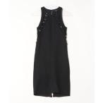 「GUCCI」 Frida Giannini SS2010 レースアップドレス X-SMALL ブラック レディース