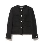 ショッピングツイード 「ESTNATION」 ツイードジャケット 36 ブラック レディース