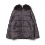 ショッピングnano 「NANO universe」 ダウンジャケット 38 ブラック レディース