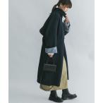 [KBF] пальто с отложным воротником ONE темно-синий женский 