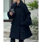 「OUTDOOR PRODUCTS」 ピーコート FREE ネイビー レディース