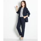 「7days Life Styling」 パンツスーツ 3L ネイビー レディース