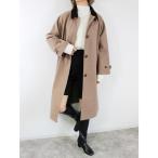 [MLI'A] пальто с отложным воротником M мокка женский 