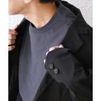 tシャツ SHIPS any_ SOLOTEX(R) バックピケ スロープネック ジャケット Tシャツ メンズ