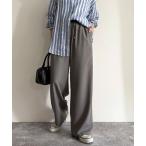 パンツ ドライスラブストレートイージーパンツ レディース