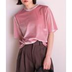 tシャツ ベロアTシャツ レディース