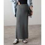 スカート バックスリットニットスカート