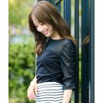tシャツ シアードッキングシャーリングカットソー レディース