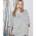 tシャツ ヴィンテージライクロゴ刺繍カットオフTシャツ「UNISEX」 メンズ レディース