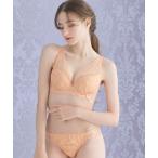 ブラジャー ショーツセット 「脇高デコルテ魅せ、寄せたバストを逃さない耳付きカップ」ブラジャー＆ショーツセット