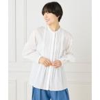 ショッピングローン ブラウス シャツ インディゴローン ピンタックシャツブラウス レディース