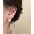 ショッピング成人式 ピアス 「LEJA」パールシルバーストーンピアス結婚式 パーティー 成人式 二次会 同窓会 お呼ばれ オケージョン 20代 30代 レディース