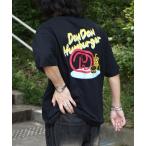 tシャツ 25SS 「DOMDOM / ドムドムハンバーガー」 ビッグシルエット バックプリント半袖Tシャツ カットソー メンズ レディース メンズ