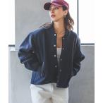 「HEREIAM」 スタジャン SMALL ネイビー レディース
