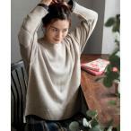 「soulberry」 長袖ニット M グレイッシュベージュ レディース