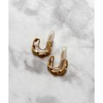  серьги YU-KA: тонкий wave серьги slim wave earring женский 