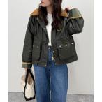 ダウンコート ダウンジャケット 「barbour」erma wax jacket レディース