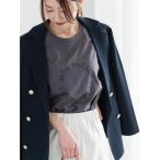 tシャツ ラインストーンサークルロゴTシャツ レディース
