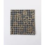 スカーフ バンダナ Casselini/プリントコットンスカーフ レディース