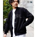 「U.S. POLO ASSN.」 スタジャン MEDIUM ブラック系その他 メンズ