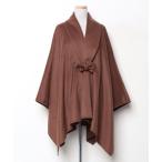 ショッピングポンチョ 「NANO universe」 ポンチョ 36 ブラウン レディース